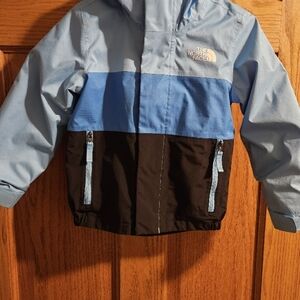 The North Face Kids Blue and Black Jacket